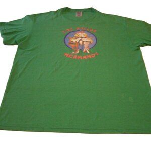 Vintage Jerzees Los Pollos Hermanos 'Breaking Bad' Green T-Shirt-Size XL